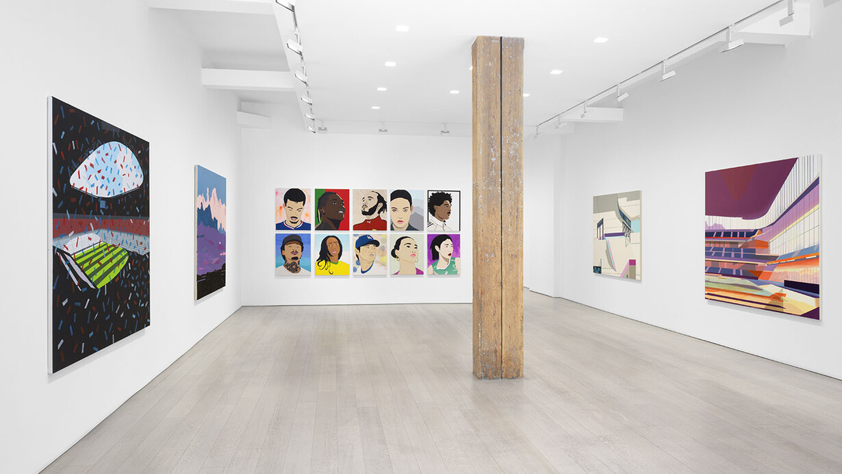 Brian Alfred, Plus ultra, exhibition view. Courtesy of Miles McEnery Gallery