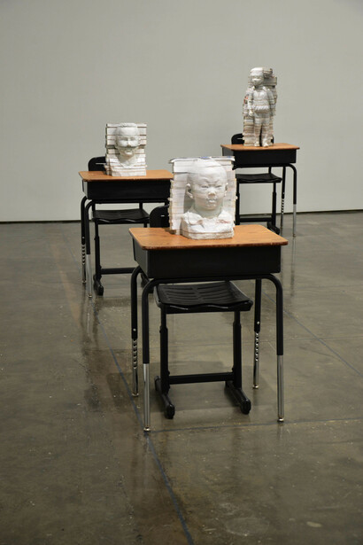 Li Hongbo, Installation view of  Absorption series