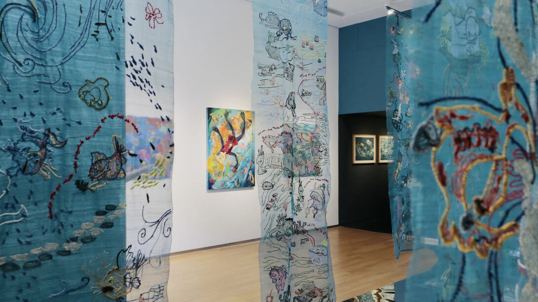 Josephine Turalba, We are the sea, exhibition view. Courtesy of 10 Chancery Lane Gallery