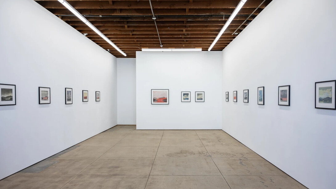 Herald Nix, Untitled landscape, exhibition view. Courtesy of Wilding Cran Gallery 