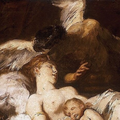 Gyula Benczúr, "Hypnos", 1920, collezione privata