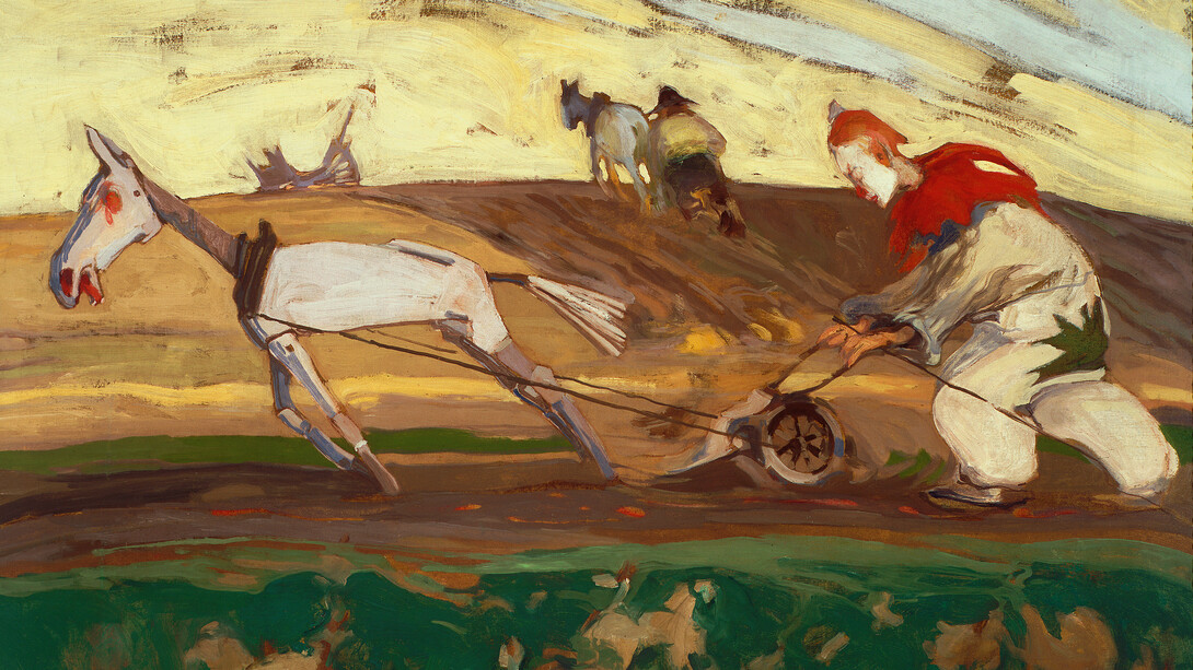 Witold Wojtkiewicz, Pflügen, 1905