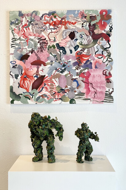 Into The Organics, 2023, installation view. Courtesy of Pablo Bogdan Gallery