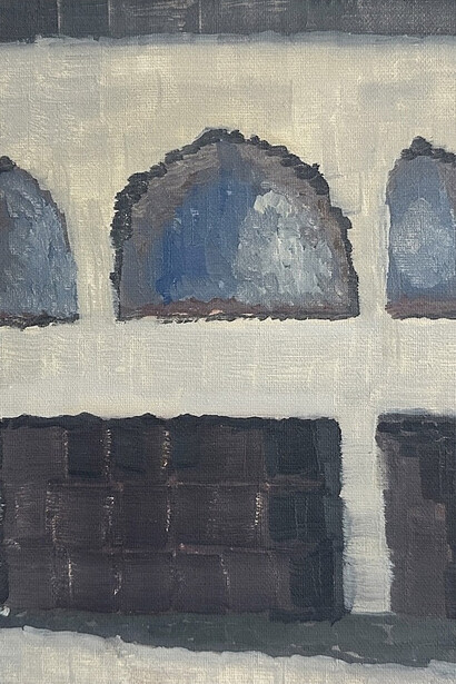 Mantas Platūkis, Great Jones Street (man dies) (detail), 2025. Courtesy of Pamėnkalnio Gallery