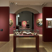 Vasari. Il teatro delle virtù, vista della mostra. Per gentile concessione della Galleria Comunale d’Arte Moderna e Contemporanea