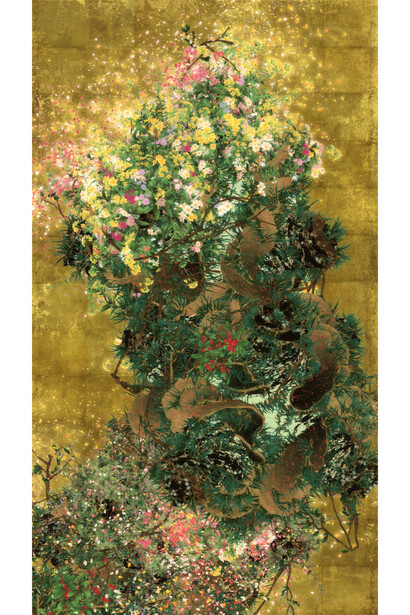 Ever Blossoming Life - Gold, 2014 © 2014 teamLab, courtesy Pace Gallery