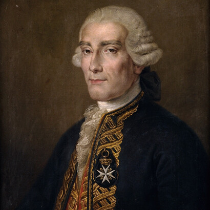 Rafael Tejeo; El marino Jorge Juan, Museo Naval de Madrid, España (detalle)