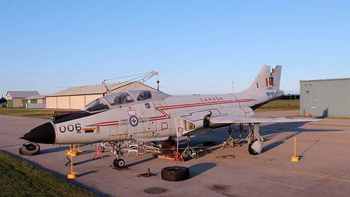 Mcdonnell CF-101 VOODOO. Courtesy of Jet Aircraft Museum