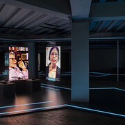 Hito Steyerl, The island, exhibition view. Courtesy of Fondazione Prada Ossevetorio