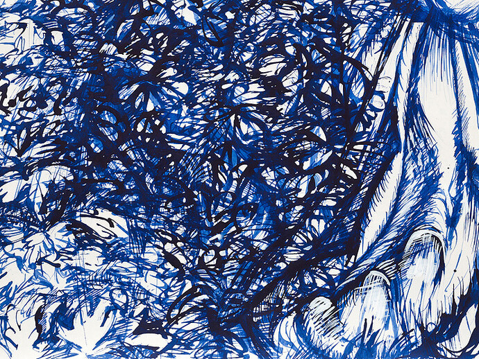 Yves Oppenheim, Untitled 9 (detail), 2014