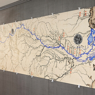 Various artists, Make the river present, exhibition view. Courtesy of CAM