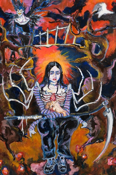 Ibrahim Meïté Sikely, Shine and struggle in Shinigami Realm, 2021. Avec l'aimable autorisation du Frac Île-de-France