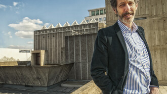 Ralph Rugoff, Director of Hayward Gallery, London. Photo Marc Aitkin 

