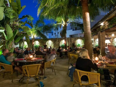 Terraza de El Jardín del Califa
