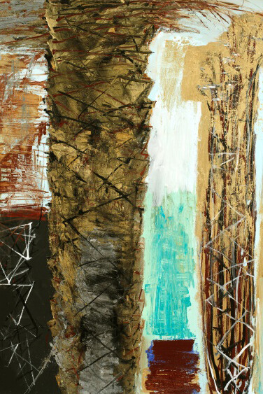 Nabil Nahas (b. 1949), Untitled, 2014, Acrylic on canvas, 121.9 x 91.4 cm; (48 x 36 in.), Courtesy of Ben Brown Fine Arts, Photo credit: Farzad Owrang