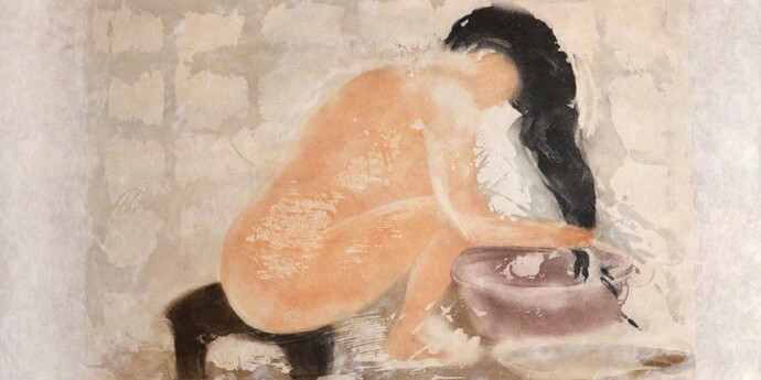 After the Bath. Courtesy of Ronin Gallery 