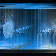 Olesya Kot, Transparent world, exhibition sculpture. Courtesy of Erarta Museum
