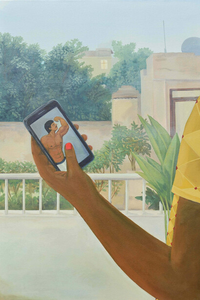 Pallavi Singh, Encounter III (detail), 2026. Courtesy of Sakshi Gallery