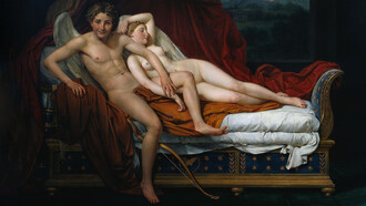 Jacques Louis David, Amore e Psiche durante uno dei loro incontri notturni
