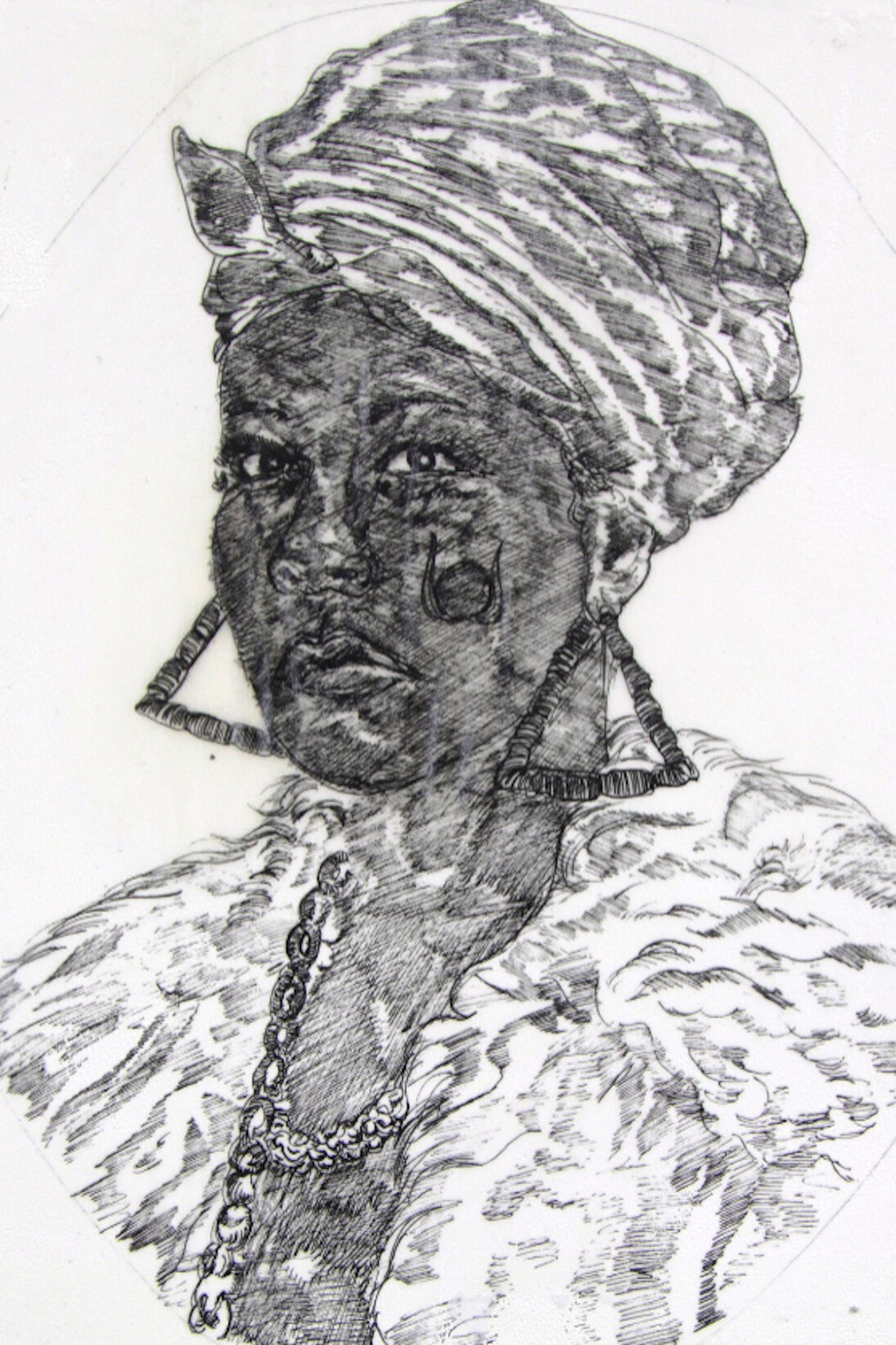 Umar Rashid (Frohawk Two Feathers)
Alecto, leader of The Furies, 2017. Courtesy of Johannes Vogt Gallery