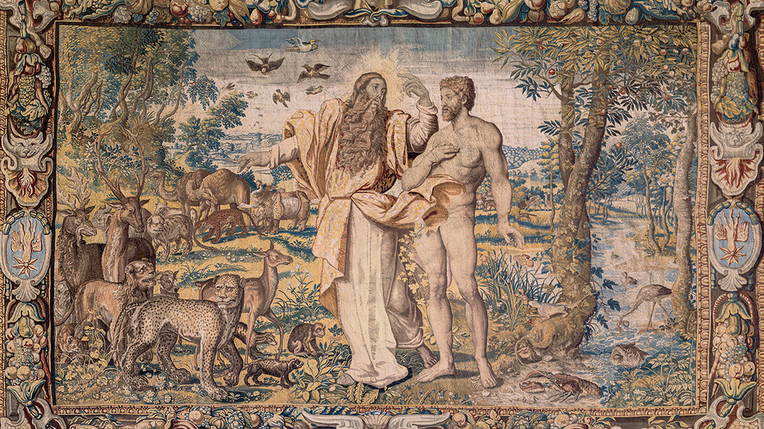 God leads Adam into Paradise, 2nd half of the 17th century. Courtesy of DomQuartier Museum
