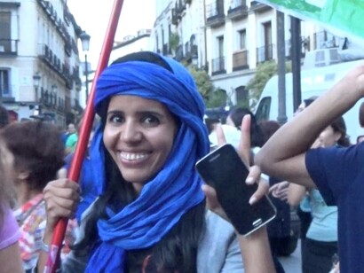 Manifestación pro saharaui en Madrid