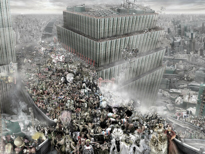 Du Zhenjun (b.1961), The Tower of Babel—Carnival, 2011, Silver print, 120 x 160 cm (47 1/4 x 63 in.), Edition of 6