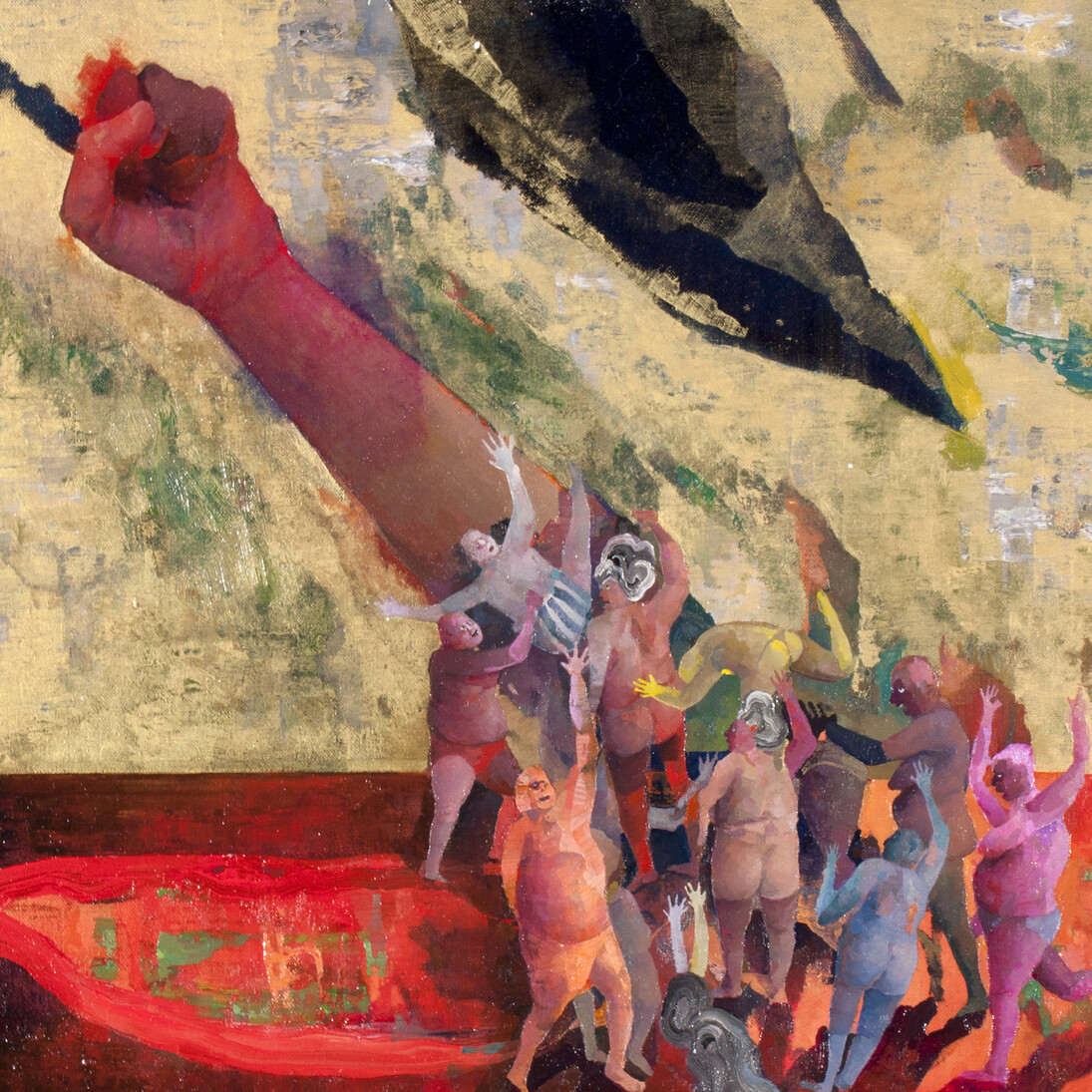 Chiara Sorgato, Come ti fai prendere la mano, 2015, 50 x 55,5 cm, olio su tela