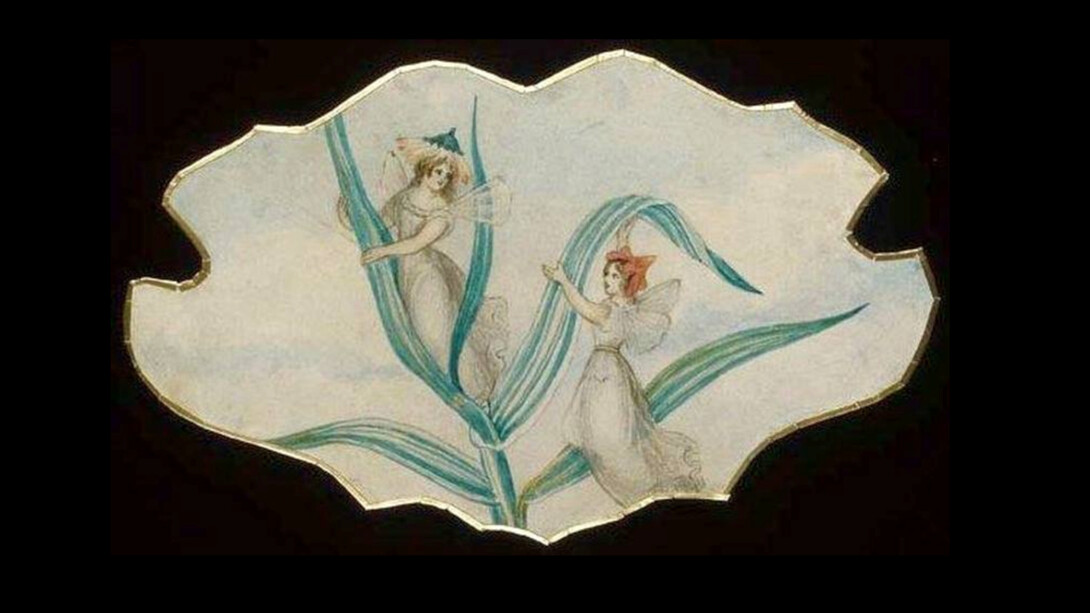 "Fairy Gossips", Amelia Jane Murray (aka Lady Oswald), ca. 1860, acquerelli e matita su carta, collezione privata