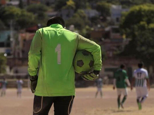 Partido de de futbol «llanero» en Querétaro, México