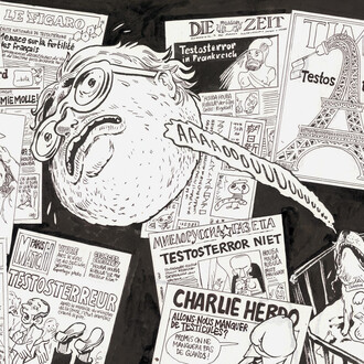 Luz, Testosterror vs Procreator. Avec l'aimable autorisation de la galerie Huberty and Breyne