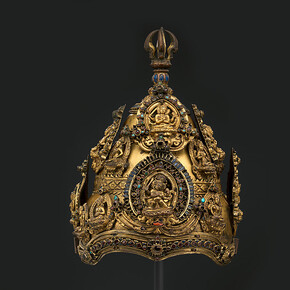 Crowns of the Vajra Masters. Courtesy of MET 