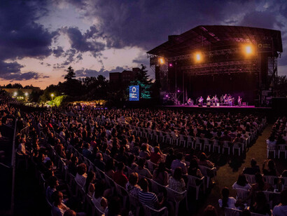 Auditorio de Noches del Botánico en la Universidad Complutense de Madrid. Foto: Noches del Botánico