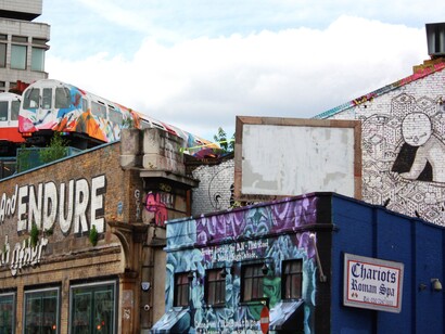 Londres. Arte callejero en el barrio de Shoreditch 