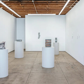 Ry Rocklen, Desert lenses, exhibition view. Courtesy of Wilding Cran Gallery