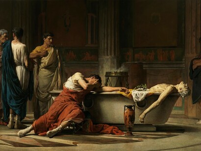 «La muerte de Séneca» (1871), Manuel Domínguez