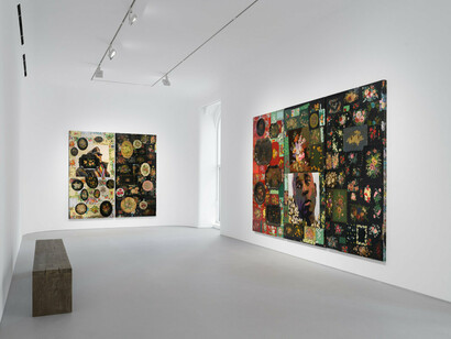 Nick Cave, Amalgams and graphts, exhibition view. Courtesy of Jack Shainman Gallery