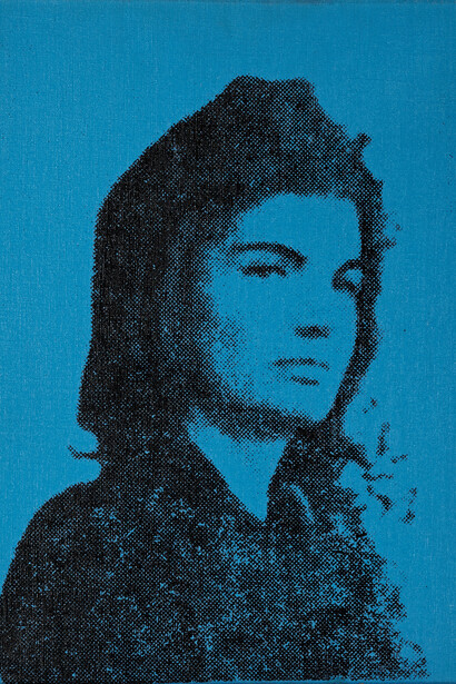 Warhol, Andy, Jackie, 1964, acrylic and ink silk screen on canvas, 50.8 x 40.6 cm, Courtesy Galerie Boulakia 