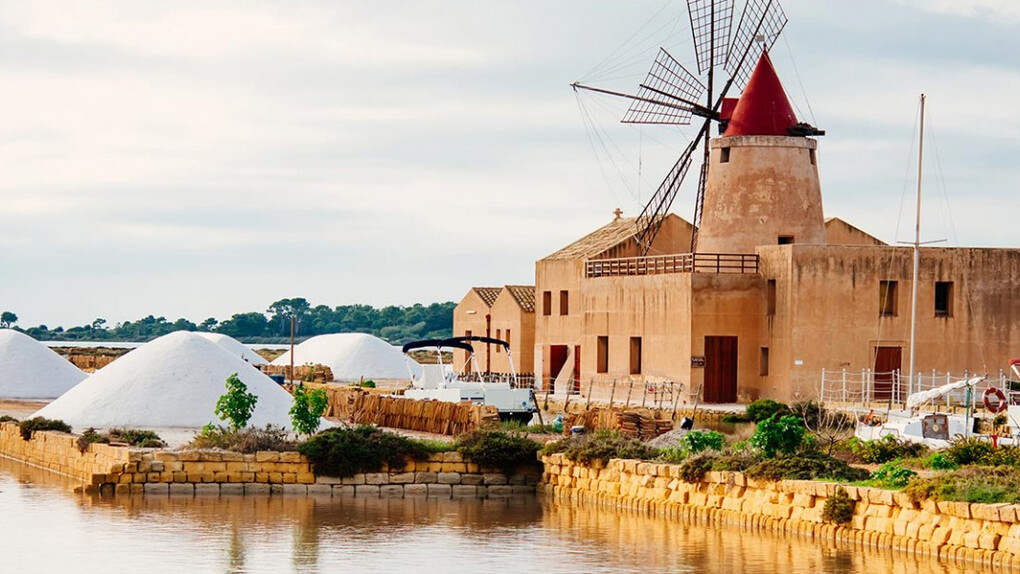 Le saline nei dintorni di Marsala