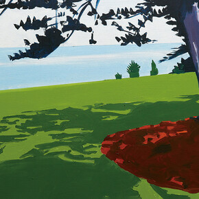 Koen van den Broek, 2020, Cliff, 135x180 cm. Courtesy of Gallery Baton (detail)