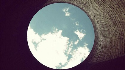 Particolare interno delle torri Hamon, Ravenna, Italia