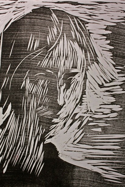 Kristian Zara Portrait of a Dream printmaking 29x25cm 2012
