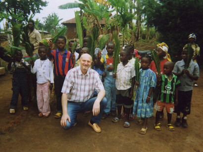 Gianni Melilla in una missione africana