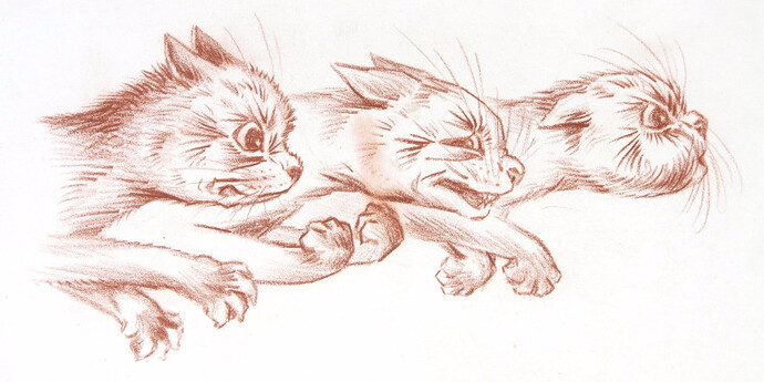 Louis Wain. Courtesy of Chris Beetles Gallery