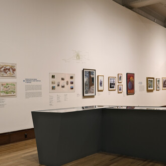 México: ruta y destino, vista de exhibición. Cortesía del Museo Nacional de Arte