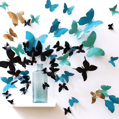 'Spoonful Blues', aluminium cans and found objects, by Susila Bailey-Bond 