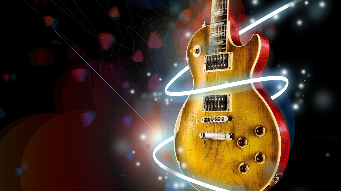 Una guitarra eléctrica Slash Appetite Les Paul