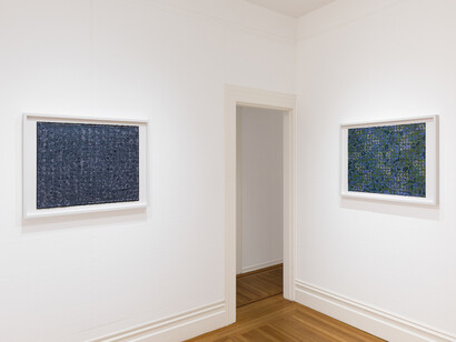 Various artists, Contemporary women of abstraction, exhibition view. Courtesy of Paul Thiebaud Gallery