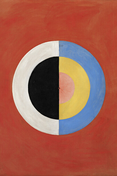 Hilma af Klint. The beyond, artwork in exhibition. Courtesy of The National Museum of Modern Art