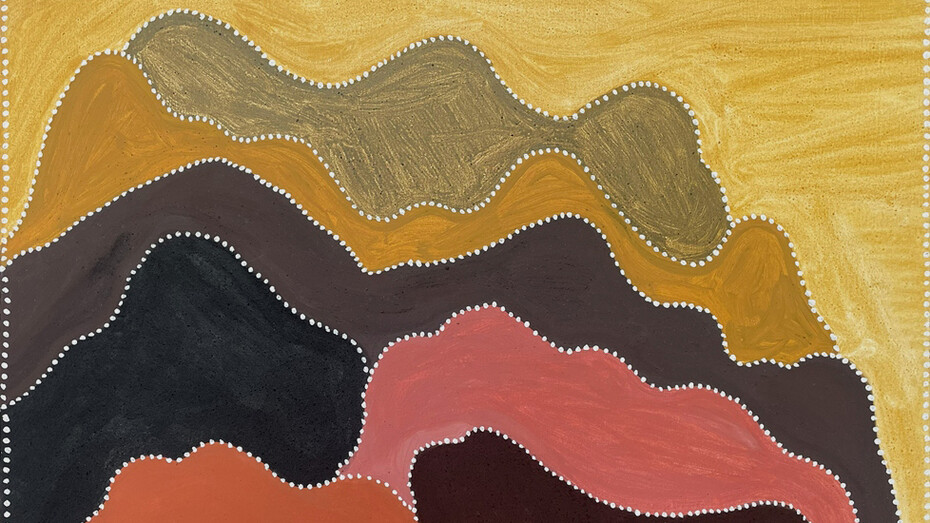 Lorraine Daylight, Birnoo country (detail). Courtesy of Japingka Gallery